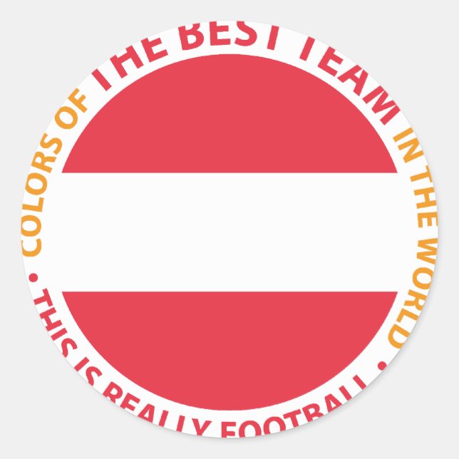 Austria Art Shield Classic Round Sticker (Front)