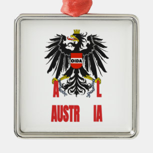 Austria Australia Confusion With Eagles Metal Tree Decoration