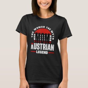 Austria Austrian Austria Flag Mother T-Shirt