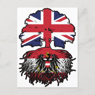 Austria Austrian British UK United Kingdom Britain Postcard