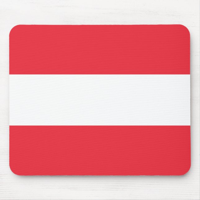 Austria (Austrian) Flag Magnet Mouse Mat (Front)