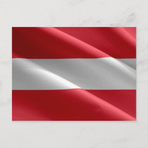 Austria - Austrian Flag - Postcard