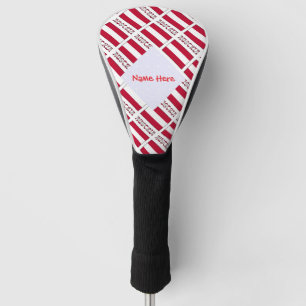 Austria Austrian Flag Tiled Personalised  Golf Head Cover