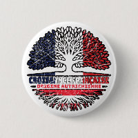 Austria Austrian French France Tree Roots Flag