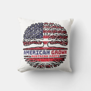 Austria Austrian US American USA United States Cushion