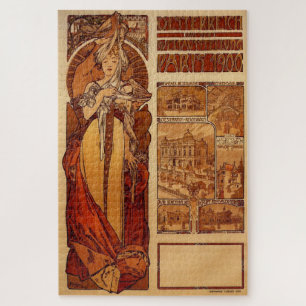 Austria by Alphonse Mucha Jigsaw Puzzle
