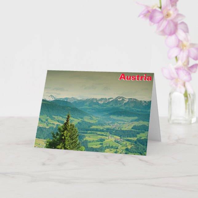 Austria Card (Orchid)