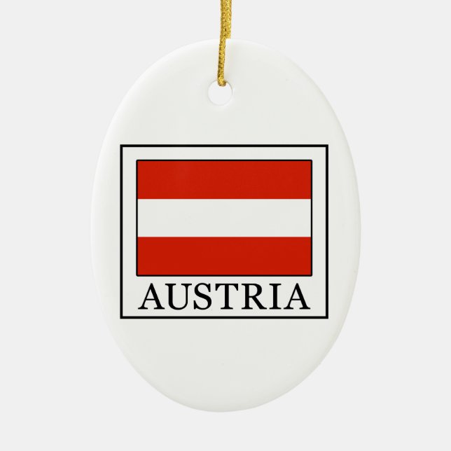 Austria Ceramic Tree Decoration (Front)