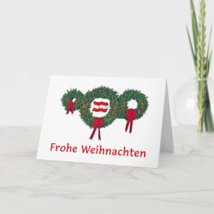 Austria Christmas 2 Holiday Card