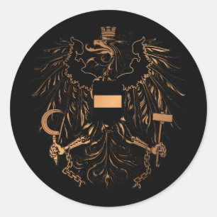Austria Classic Round Sticker