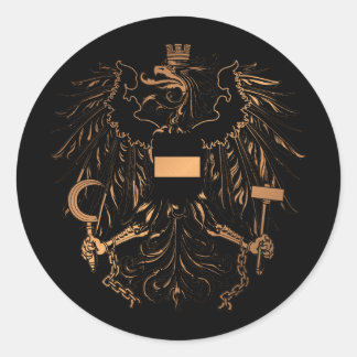 Austria Classic Round Sticker