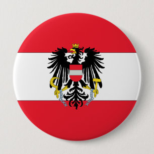 Austria Coat of Arms 10 Cm Round Badge