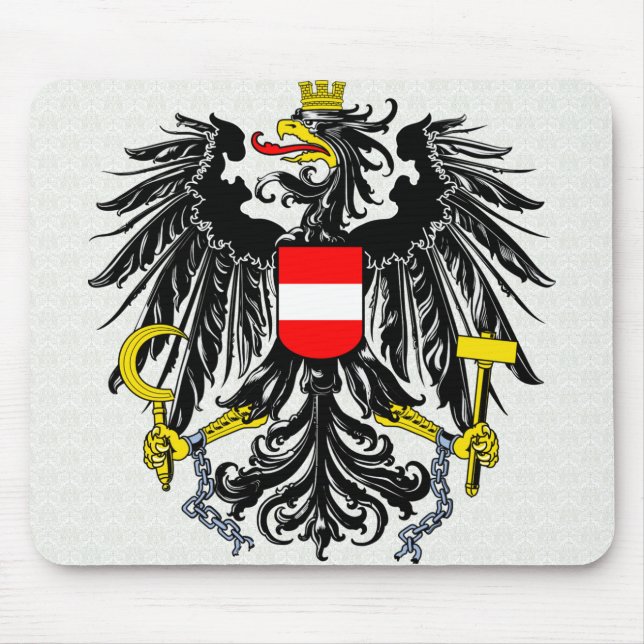 Austria Coat of Arms detail Mouse Mat (Front)