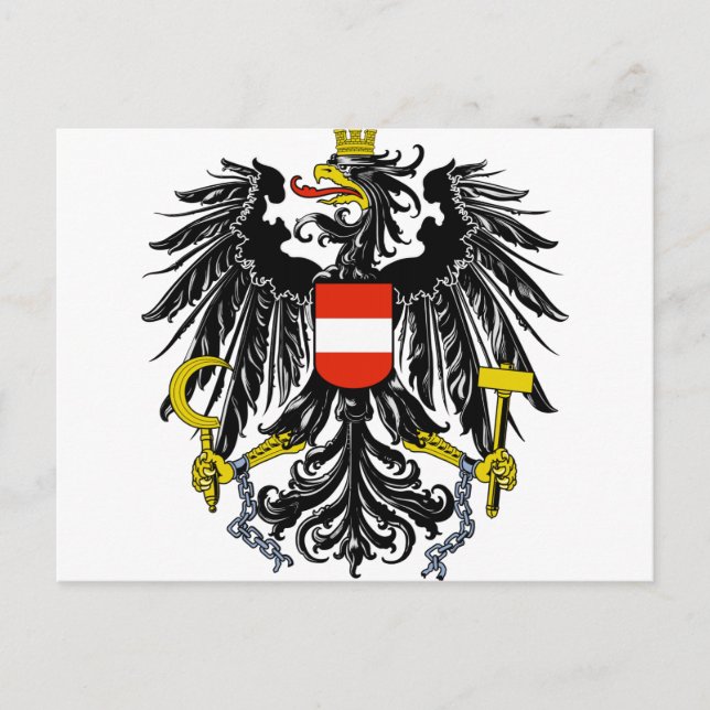 Austria Coat of Arms Postcard (Front)