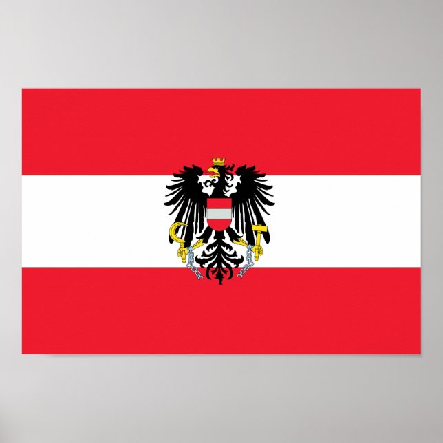 Austria Coat of Arms Poster (Front)