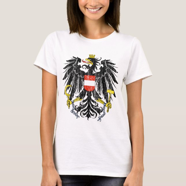Austria Coat Of Arms T-Shirt (Front)