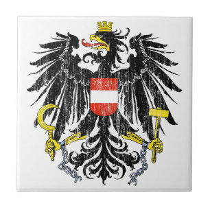 Austria Coat Of Arms Tile