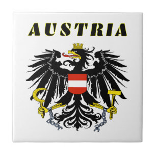 AUSTRIA Coat Of Arms Tile