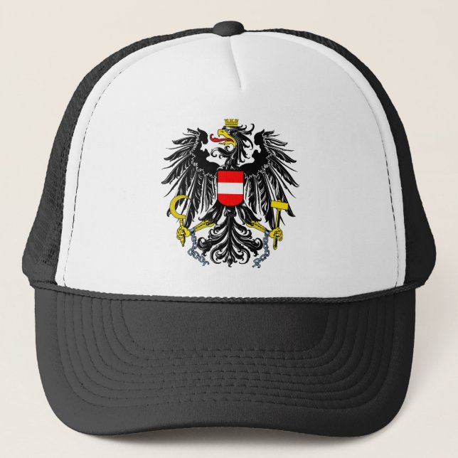 Austria coat of arms trucker hat (Front)