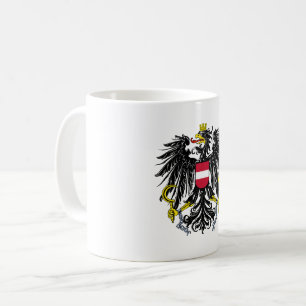 Austria country coat arms symbol emblem flag coffee mug