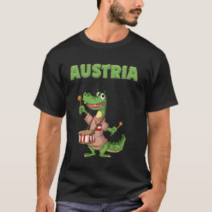 Austria Crocodile Austria Fan T-Shirt