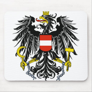 austria emblem mouse mat