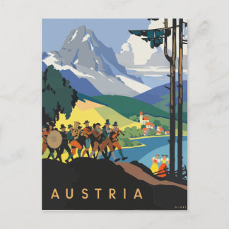 Austria Europe Vintage Travel Postcard