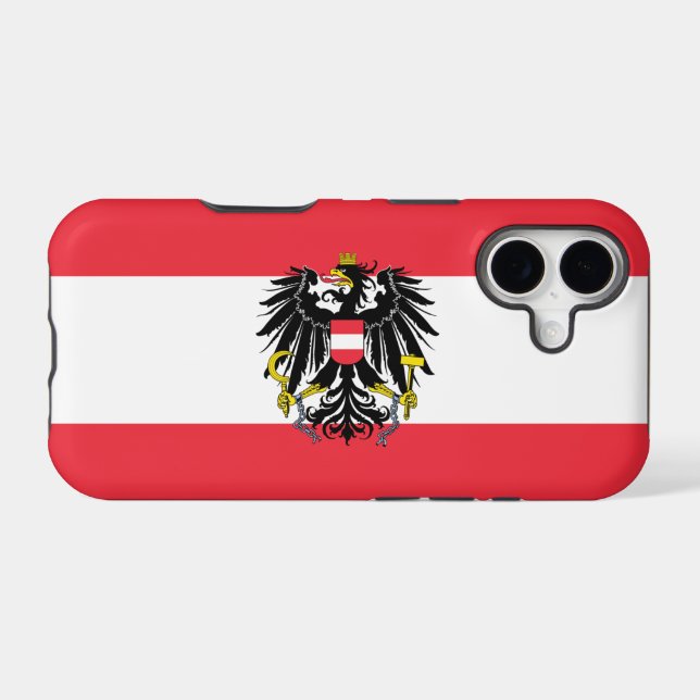 Austria Flag (Back Horizontal)