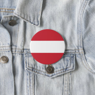 Austria flag 7.5 cm round badge