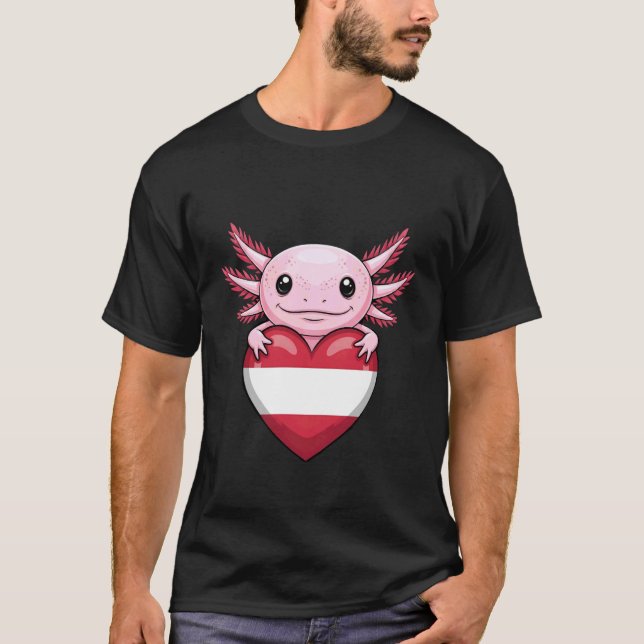 Austria Flag Austrian Pride T-Shirt (Front)