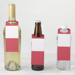 Austria flag bottle tag