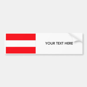 AUSTRIA FLAG Bumper Sticker