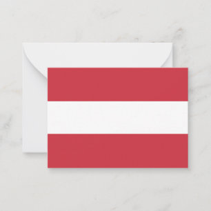 Austria flag card