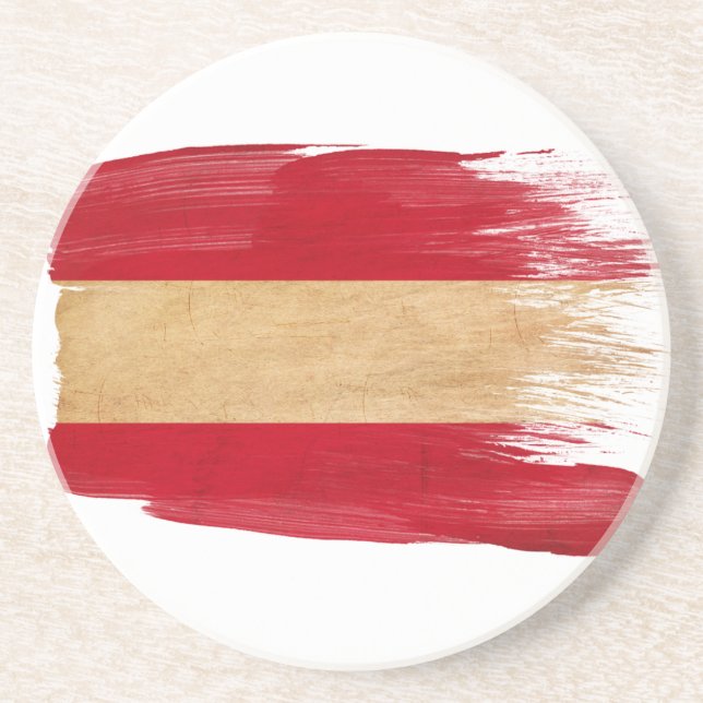 Austria Flag Coasters (Front)
