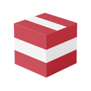 Austria flag cube