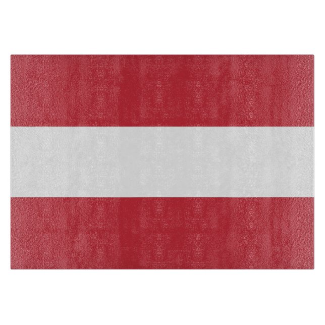 Austria flag cutting board (Front)