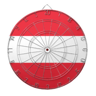 Austria Flag Dartboard
