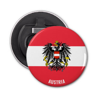 Austria Flag Delightful Patriotic Bottle Opener