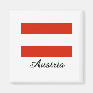 Austria Flag Design Magnet