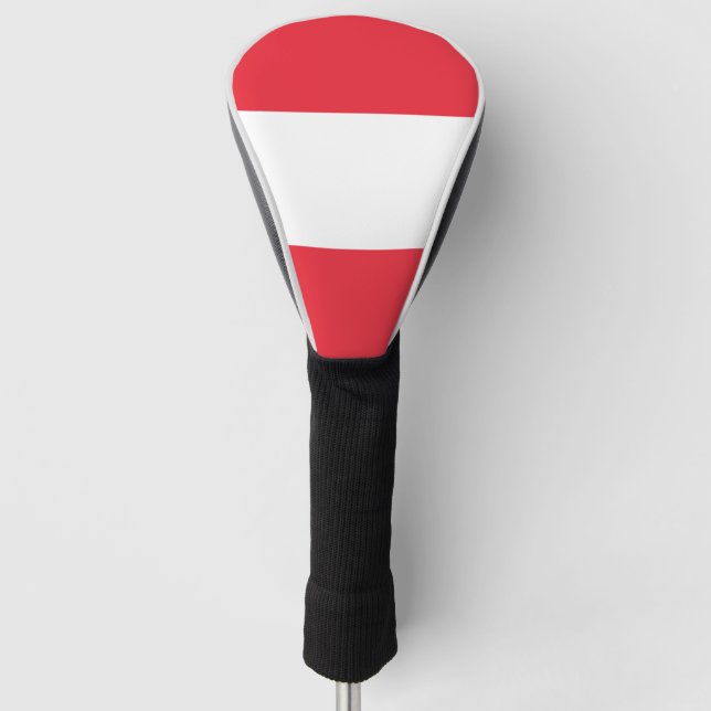 Austria Flag Golf Head Cover (Front)