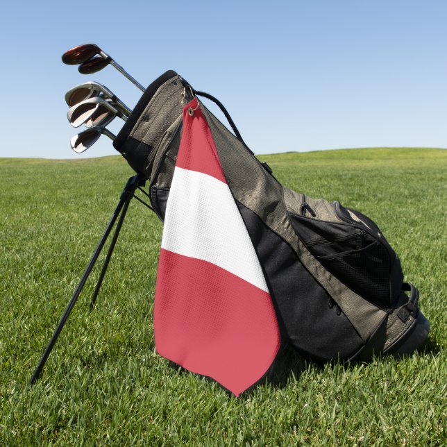 Austria flag golf towel (Green)