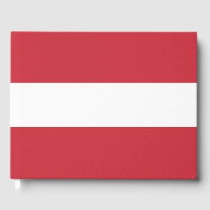 Austria flag guest book