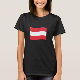 Austria Flag Heart Heartbeat for Austria Men Women T-Shirt