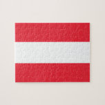 Austria Flag Jigsaw Puzzle<br><div class="desc">Austria Flag</div>