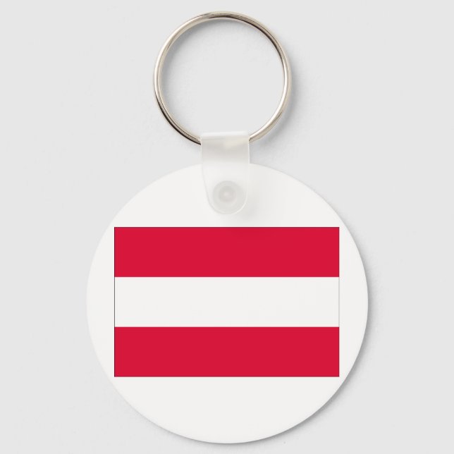 Austria Flag Key Ring (Front)