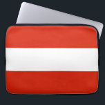 Austria Flag Laptop Sleeve<br><div class="desc">Laptop Sleeve with the Flag of Austria.</div>