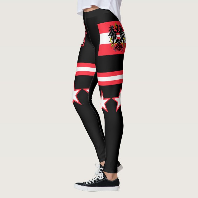 Austria Flag Leggings (Left)