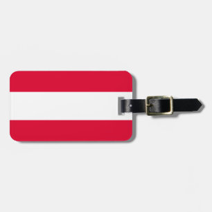 Austria flag luggage tag