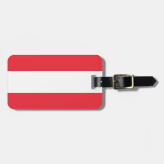 Austria flag luggage tag