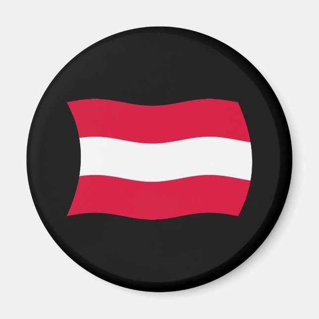 Austria Flag Magnet (Front)